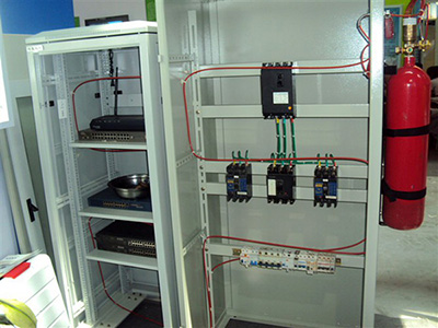 Detecting Tube Fire System Use for Power Distribution Cabinet