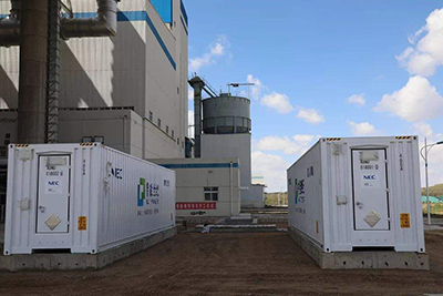 Minisol de extinción de incendios de dispositivos de sistema de almacenamiento de energía contenida