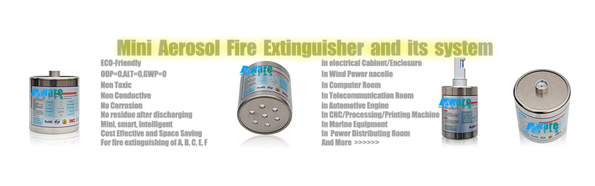 mini aerosol fire extinguishing system