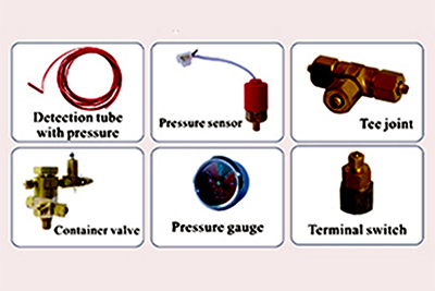 componentes de tubos de detección de fuego directo