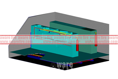 installation diagram of fire detecting tube