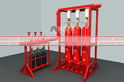 fixed marine co2 fire protection system