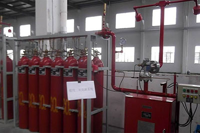 gas co2 waterless fire extinguishing systems